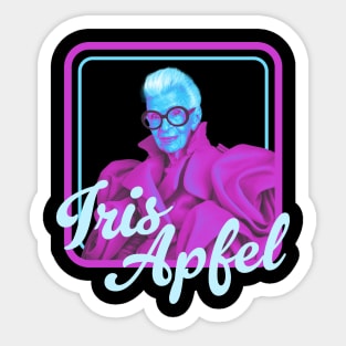 Iris-Apfel Sticker